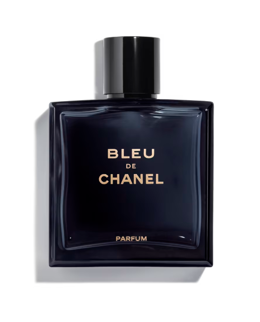 Bleu De Chanel Parfum Notes: Lemon Zest, Bergamot, Mint, Lavender, Pineapple, Pink Pepper, Vetiver, Cedarwood, Sandalwood  Bleu De Chanel Parfum is a rich and refined fragrance with fresh lemon zest, aromatic lavender, and a deep sandalwood base.  Occasion: Formal Ideal for formal gatherings and evening events.