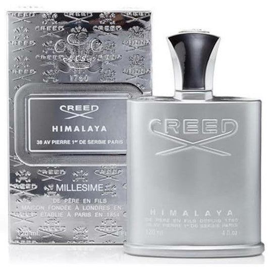 Creed Himalaya Eau de Parfum  Notes: Grapefruit, Sandalwood, Musk, Ambergris  Creed Himalaya EDP is a fresh and woody fragrance with vibrant grapefruit, creamy sandalwood, and a deep musk and ambergris base.  Occasion: Special Occasion Perfect for making a statement at special events.